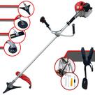 Roçadeira Profissional À Gasolina Anmax CG430P-TB 43cc 2HP 9.000rpm 4 Em 1 Com Carretel Nylon e Lâmina Facão + EXTRA Lâmina 3 Pontas e Lâmina Circular 80 Dentes