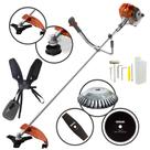 Roçadeira Profissional Á Gasolina Tekna RL520ACN-TK 52cc Multifuncional 4 em 1 Com Carretel Fio Nylon, Lâmina 2 Pontas, 3 Pontas, 80 Dentes e Lâmina Escova P/ Pedras e Pavers Roçadeira Profissional Á Gasolina Tekna RL520ACN-TK 52cc Multifuncional 4 em 1 Com Carretel Fio Nylon, Lâmina 2 Pontas, 3 Pontas, 80 Dentes e Lâmina Escova P/ Pedras e Pavers