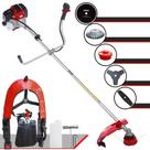 Roçadeira Profissional À Gasolina Toyama RT52L 52cc 2HP 10.000rpm 2T + Faca 2 Pontas 330mm + Faca 80 Dentes 255mm + Escova Rotativa 38 Cerdas Roçadeira Profissional À Gasolina Toyama RT52L 52cc 2HP 10.000rpm 2T + Faca 2 Pontas 330mm + Faca 80 Dentes 255mm + Escova Rotativa 38 Cerdas