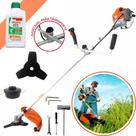 Roçadeira Profissional a Gasolina Vulcan Trent VR430P 2T 43cc 1,7hp Ergonomica + Oleo Stihl 2T