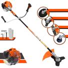 Roçadeira Profissional À Gasolina Vulcan VR520H 52cc 2,5HP 10.000rpm Robusta e de Alta Performance Completa Para Todos os Tipo de Cortes Com Carretel + Faca 2 Pontas + Faca 3 Pontas + Faca 80 Dentes