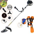Roçadeira Profissional Anmax CG430B À Gasolina 43cc 1,7HP 12.000rpm Para Todos os Tipos de Trabalho Com Carretel e Lâmina Facão + Lâmina 3 Pontas + Lâmina 40 Dentes Vídea + Lâmina 80 Dentes + Trimmer Roçadeira Profissional Anmax CG430B À Gasolina 43cc 1,7HP 12.000rpm Para Todos os Tipos de Trabalho Com Carretel e Lâmina Facão + Lâmina 3 Pontas + Lâmina 40 Dentes Vídea + Lâmina 80 Dentes + Trimmer