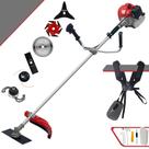 Roçadeira Profissional Anmax CG520P À Gasolina Motor 2T 52cc 2,2HP 10.000rpm Completa Com 6 Opções de Cortes Carretel Nylon, Faca 2 Pontas, Faca 3 Pontas, Faca 6 Pontas, Faca 40 Dentes Vídea e Trimmer