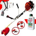 Roçadeira Profissional Com ÓLEO STIHL KW52-L KW52L KW52 Kawashima Á Gasolina 2T 52cc 2,5HP de Alta Potência e Performance Com Cabeçote Nylon e Lâmina de Corte de 3 Pontas