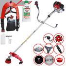 Roçadeira Profissional Com Sistema Anti-Vibração À Gasolina Toyama RT52L 52cc 2HP de Potência 10.000rpm Completa Com 8 Opções de Cortes + ÓLEO STIHL