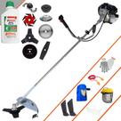 Roçadeira Profissional Com Sistema Antivibração À Gasolina Toyama TBC43H 43cc 1,7HP 12000rpm Completa Com 8 Opções de Cortes + EPI + ÓLEO STIHL 8017