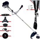 Roçadeira Profissional Com Sistema Antivibração Toyama RT43LB25A À Gasolina 1,7HP 43cc 10000rpm + Kit Extra de Faca 2 Pontas, Faca 80 Dentes e Trimmer