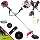 Roçadeira Profissional Completa Anmax CG430P-TB 43cc 2HP Para Todos os Tipos de Trabalho Com Lâmina Facão + Lâmina 3 Pontas + Lâmina Disco 80 Dentes + Disco Escova de Aço Roçadeira Profissional Completa Anmax CG430P-TB 43cc 2HP Para Todos os Tipos de Trabalho Com Lâmina Facão + Lâmina 3 Pontas + Lâmina Disco 80 Dentes + Disco Escova de Aço