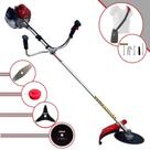 Roçadeira Profissional Completa Kawashima BCJ620-L À Gasolina 2T 62cc 3HP Alta Rotação e Potência Multifunções Com Carretel de Nylon e Lâmina Facão + Kit Extra Lâmina 3 Pontas e Lâmina 80 Dentes