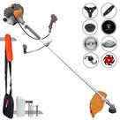 Roçadeira Profissional Completa Tekna RL520P À Gasolina 2T 52cc 2HP de Potência Alta Rotação Com Carretel de Nylon + Kit 7 Opções de Cortes Roçadeira Profissional Completa Tekna RL520P À Gasolina 2T 52cc 2HP de Potência Alta Rotação Com Carretel de Nylon + Kit 7 Opções de Cortes