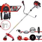 Roçadeira Profissional Completa Toyama RT43L À Gasolina Motor 2T 43cc 1,7HP de Potência Alta Rotação Com Carretel de Nylon + Kit 7 Opções de Cortes Roçadeira Profissional Completa Toyama RT43L À Gasolina Motor 2T 43cc 1,7HP de Potência Alta Rotação Com Carretel de Nylon + Kit 7 Opções de Cortes