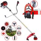 Roçadeira Profissional Completa Toyama RT52L À Gasolina Motor 2T 52cc 2HP de Potência Alta Rotação Com Carretel de Nylon + Kit 7 Opções de Cortes Roçadeira Profissional Completa Toyama RT52L À Gasolina Motor 2T 52cc 2HP de Potência Alta Rotação Com Carretel de Nylon + Kit 7 Opções de Cortes