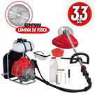 Roçadeira Profissional Costal Nakashi C330MBO 33cc Motor TB33 Ideal Para Cortes Rápidos e Precisos
