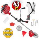 Roçadeira Profissional Kawashima KW4300L Linha Premium Com Motor M4300 43cc 2 Tempos á Gasolina