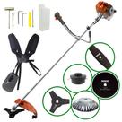 Roçadeira Profissional Lateral Tekna RL520AC Com Lâminas Extras 2 Pontas + Lâmina Circular 80 Dentes + Lâmina Escova de Aço 38 Cerdas P/ Limpeza E Acabamentos
