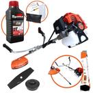 Roçadeira Profissional Lateral Terra GRHB430 Á Gasolina 2 Tempos 43cc 1,7Hp Com Haste Bipartida Desmontável e de Fácil Transporte + ÓLEO TOYAMA 2T Roçadeira Profissional Lateral Terra GRHB430 Á Gasolina 2 Tempos 43cc 1,7Hp Com Haste Bipartida Desmontável e de Fácil Transporte + ÓLEO TOYAMA 2T