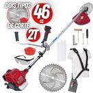 Roçadeira Profissional Nakashi L450K 45,4CC Com Motor Kawasaki Ideal Para Cortes Rápidos e Precisos