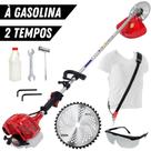Roçadeira Profissional Nakashi T262M á Gasolina Potente e Robusta Com Motor TU26 Mitsubishi