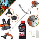 Roçadeira Profissional RL520AC-G2 Tekna Á Gasolina 2T 52cc 2HP de Potência Robusta e de Alta Performance Com Partida Leve e Fácil Modelo Completo Com Lâmina 3 Pontas e Cabeçote Nylon + ÓLEO TOYAMA 2T Roçadeira Profissional RL520AC-G2 Tekna Á Gasolina 2T 52cc 2HP de Potência Robusta e de Alta Performance Com Partida Leve e Fácil Modelo Completo Com Lâmina 3 Pontas e Cabeçote Nylon + ÓLEO TOYAMA 2T