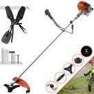 Roçadeira Profissional Tekna RL520ACNTK À Gasolina 52cc 2HP 9.000rpm Com Carretel + Lâmina 2 Pontas + Lâmina 3 Pontas + Lâmina 80 Dentes + Trimmer