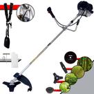 Roçadeira Profissional Toyama RT43LB25A À Gasolina 2T 43cc 1,7HP 10000rpm Com Carretel de Nylon + Lâmina 2 Pontas + Lâmina 3 Pontas + Lâmina 80 Dentes