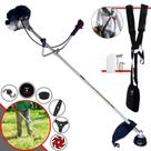 Roçadeira Profissional Toyama RT43LB25A À Gasolina 43cc 1,7HP 10.000rpm Com Carretel Nylon+ Facas 2 Pontas + 3 Pontas + 6 Pontas + 80 Dentes + Trimmer