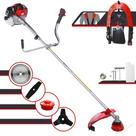 Roçadeira Profissional Toyama RT52L À Gasolina 52cc 2HP 4 Em 1 Com Carretel Nylon + Lâmina 2 Pontas + Lâmina 3 Pontas + Lâmina 40 Dentes de Vídea