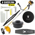 Roçadeira Profissional Vulcan VR260H 2T26CC 0,9CV Lâmina Facão + Disco Circular Extra 80 Dentes
