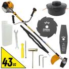 Roçadeira Profissional Vulcan VR430H 2T 43CC 1,7CV Potente com Disco Extra de 8 Pontas Tamanho 200mm