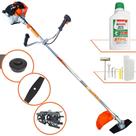 Roçadeira Profissional Vulcan VR430S À Gasolina 43cc 1,7HP de Potência 10000rpm Completo Para Todos os Tipos de Trabalho Com Carretel de Nylon e Lâmina 2 Pontas + Enxada Rotativa + ÓLEO STIHL 2 Tempos