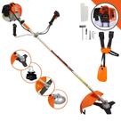 Roçadeira Profissional Vulcan VR620-H À Gasolina Motor 2 Tempos 62cc 3HP 12.500rpm Completa Para Todos os Tipos de Trabalho Com Lâmina Facão + Lâmina 3 Pontas + Escova de Aço Circular + Carretel Nylon
