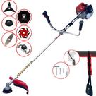 Roçadeira Robusta À Gasolina Kawashima BCJ431-L 43cc 1,7HP de Alta Rotação Com 6 Opções de Cortes Carretel de Nylon + Lâmina Facão + Lâmina 3 Pontas + Lâmina 6 Pontas + Lâmina 80 Dentes + Trimmer Roçadeira Robusta À Gasolina Kawashima BCJ431-L 43cc 1,7HP de Alta Rotação Com 6 Opções de Cortes Carretel de Nylon + Lâmina Facão + Lâmina 3 Pontas + Lâmina 6 Pontas + Lâmina 80 Dentes + Trimmer