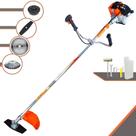 Roçadeira Robusta À Gasolina Vulcan VR430S 43cc 1,7HP Alta Rotação e Performance Máquina de Corta Grama Com Carretel Nylon e Lâmina 2 Pontas + Lâmina 40 Dentes Vídea + Escova Rotativa de Aço 38 Cerdas Roçadeira Robusta À Gasolina Vulcan VR430S 43cc 1,7HP Alta Rotação e Performance Máquina de Corta Grama Com Carretel Nylon e Lâmina 2 Pontas + Lâmina 40 Dentes Vídea + Escova Rotativa de Aço 38 Cerdas
