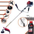 Roçadeira Robusta Kawashima BCJ431L À Gasolina 43cc 1,7HP de Potência 10000rpm Completa Com Carretel de Nylon + Lâmina 2 Pontas + Lâmina 3 Pontas + Lâmina 40 Dentes + Lâmina 80 Dentes + ÓLEO TOYAMA 2T Roçadeira Robusta Kawashima BCJ431L À Gasolina 43cc 1,7HP de Potência 10000rpm Completa Com Carretel de Nylon + Lâmina 2 Pontas + Lâmina 3 Pontas + Lâmina 40 Dentes + Lâmina 80 Dentes + ÓLEO TOYAMA 2T