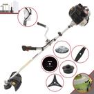 Roçadeira Robusta Kawashima KW43LE À Gasolina 43cc 1,7HP Alta Rotação Com Carretel de Nylon e Lâmina 3 Pontas + Kit Lâmina 2 Pontas, Lâmina 80 Dentes e Escova de Aço Para Pavers, Concreto e Calçadas Roçadeira Robusta Kawashima KW43LE À Gasolina 43cc 1,7HP Alta Rotação Com Carretel de Nylon e Lâmina 3 Pontas + Kit Lâmina 2 Pontas, Lâmina 80 Dentes e Escova de Aço Para Pavers, Concreto e Calçadas