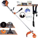 Roçadeira Robusta Profissional Terra GR520-XP À Gasolina Motor 2 Tempos 52cc 2,5HP Multifuncional Com Carretel de Nylon + Faca 3 Pontas + Faca 40 Dentes de Vídea + Faca 80 Dentes Circular + EPI Roçadeira Robusta Profissional Terra GR520-XP À Gasolina Motor 2 Tempos 52cc 2,5HP Multifuncional Com Carretel de Nylon + Faca 3 Pontas + Faca 40 Dentes de Vídea + Faca 80 Dentes Circular + EPI