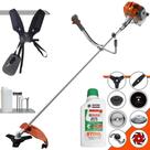 Roçadeira Robusta Tekna RL520AC-G2 À Gasolina 52cc 2HP Para Todos os Tipos de Trabalho Com Carretel Nylon + Kit de 7 Opções de Cortes + ÓLEO STIHL Roçadeira Robusta Tekna RL520AC-G2 À Gasolina 52cc 2HP Para Todos os Tipos de Trabalho Com Carretel Nylon + Kit de 7 Opções de Cortes + ÓLEO STIHL