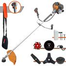 Roçadeira Robusta Tekna RL520P À Gasolina 52cc 2HP 6 Opções de Corte Com Carretel + Facas 2 Pontas + 3 Pontas + 6 Pontas + 80 Dentes + Trimmer Roçadeira Robusta Tekna RL520P À Gasolina 52cc 2HP 6 Opções de Corte Com Carretel + Facas 2 Pontas + 3 Pontas + 6 Pontas + 80 Dentes + Trimmer