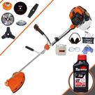 Roçadeira Robusta Terra GR520XP À Gasolina 52cc 2,5HP 6.500rpm Com Carretel Nylon e Lâmina 40 Dentes de Vídea + Lâmina Facão + Lâmina 3 Pontas + Lâmina 80 Dentes + Escova de Aço + ÓLEO TOYAMA 2T + EPI Roçadeira Robusta Terra GR520XP À Gasolina 52cc 2,5HP 6.500rpm Com Carretel Nylon e Lâmina 40 Dentes de Vídea + Lâmina Facão + Lâmina 3 Pontas + Lâmina 80 Dentes + Escova de Aço + ÓLEO TOYAMA 2T + EPI