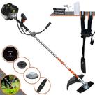 Roçadeira Robusta Terra GRH-520 À Gasolina 2T 52cc 2,5HP Com Carretel de Nylon + Lâmina Facão + Lâmina 80 Dentes + Escova de Aço 38 Cerdas