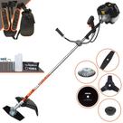 Roçadeira Robusta Terra GRH520 À Gasolina 2T 52cc 2,5HP Alta Rotação Com Carretel de Nylon e Lâmina 2 Pontas + Kit Lâmina 3 Pontas, Lâmina 80 Dentes e Escova de Aço Para Pavers, Concreto e Calçadas Roçadeira Robusta Terra GRH520 À Gasolina 2T 52cc 2,5HP Alta Rotação Com Carretel de Nylon e Lâmina 2 Pontas + Kit Lâmina 3 Pontas, Lâmina 80 Dentes e Escova de Aço Para Pavers, Concreto e Calçadas