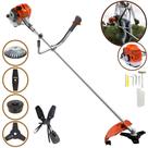 Roçadeira Tekna RL430ACN-TK À Gasolina 43cc 1,7HP Completa 4 Em 1 Com Carretel Nylon + Lâmina 3 Pontas + Lâmina 40 Dentes + Escova de Aço 38 Cerdas