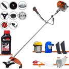 Roçadeira Tekna RL520AC-G2 2HP 52cc + Facas 2 Pontas, 3 Pontas, 6 Pontas, 40 Dentes, 80 Dentes, Trimmer, Carretel e Escova + EPI + ÓLEO TOYAMA 2T