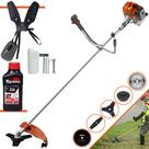 Roçadeira Tekna RL520ACNTK À Gasolina 2T 52cc 2HP 9.000rpm Com Carretel Nylon + Lâmina 2 Pontas, 3 Pontas, 40 Dentes, 80 Dentes + ÓLEO TOYAMA 2T
