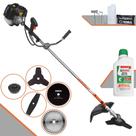Roçadeira Terra GRH-430 À Gasolina 43cc 1,7HP 6.500rpm Cortador de Grama 6 Em 1 Com Carretel e Faca 3 Pontas + EXTRA Faca 2 Pontas, Faca 40 Dentes Vídea, Faca 80 Dentes e Escova de Aço + ÓLEO STIHL 2T