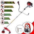 Roçadeira Toyama RT43L À Gasolina 2T 1,7HP 43cc Com Carretel Nylon + Lâmina 2 Pontas + Lâmina 3 Pontas + Lâmina 6 Pontas + Lâmina 40 Dentes + Trimmer