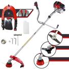 Roçadeira Toyama RT43L À Gasolina 2T 43cc 1,7HP de Potência 10.000rpm Podador de Grama Multifunções Completo Para Todos os Tipos de Trabalho Com Lâmina Facão + Lâmina 3 Pontas + Carretel de Nylon