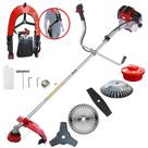 Roçadeira Toyama RT43L À Gasolina 43cc 1,7HP 5 Em 1 Com Carretel de Nylon + Lâmina 2 Pontas + Lâmina 3 Pontas + Lâmina 40 Dentes + Escova 38 Cerdas