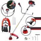 Roçadeira Toyama RT43L À Gasolina 43cc 1,7HP Podador de Grama Para Todos os Tipos de Trabalho Com Lâmina 3 Pontas + Carretel de Nylon