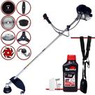 Roçadeira Toyama RT43LB25A 43cc 1,7HP Com Carretel + Faca 2 Pontas, 3 Pontas, 6 Pontas, 40 Dentes, 80 Dentes, Trimmer e Escova de Aço + ÓLEO TOYAMA 2T Roçadeira Toyama RT43LB25A 43cc 1,7HP Com Carretel + Faca 2 Pontas, 3 Pontas, 6 Pontas, 40 Dentes, 80 Dentes, Trimmer e Escova de Aço + ÓLEO TOYAMA 2T